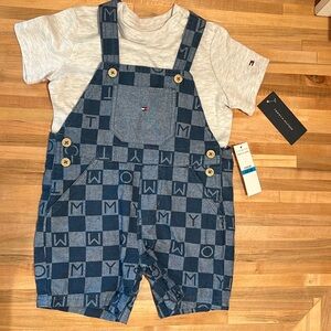 24 month Tommy Hilfiger overalls. NWT.